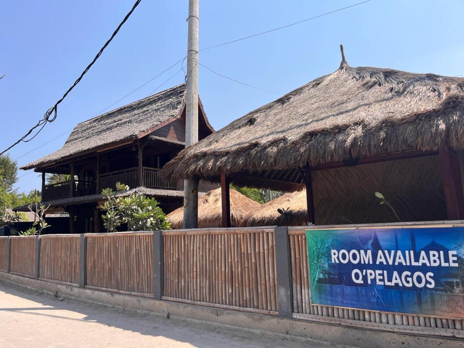Q'Pelagos Sunset Bungalow Gili Trawangan Buitenkant foto